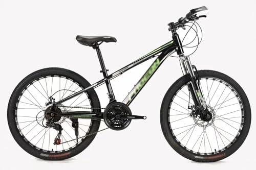 Mountain Bike : Kcolic 26 Inch Mountain Bike, Disc Brake Bicycle, 21 Gear Shifter, Sporty Appearance, Full Suspension, Fully MTB A, 26inch