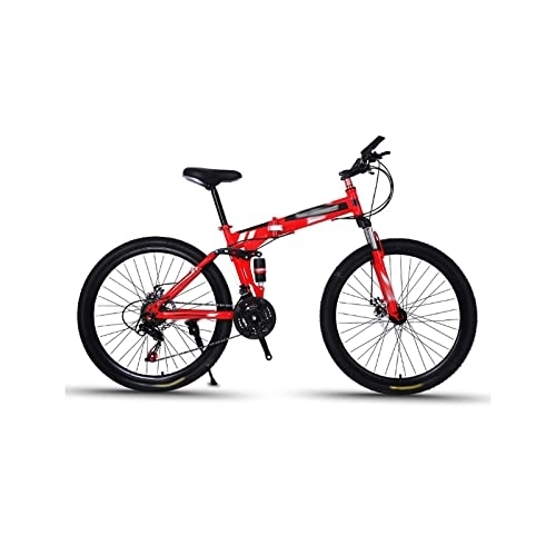 Mountain Bike : LANAZU Adult Bicycles, Variable Speed Off-road Bicycles, High Carbon Steel Frame Mountain Bikes, Suitable for Off-road and Transportation
