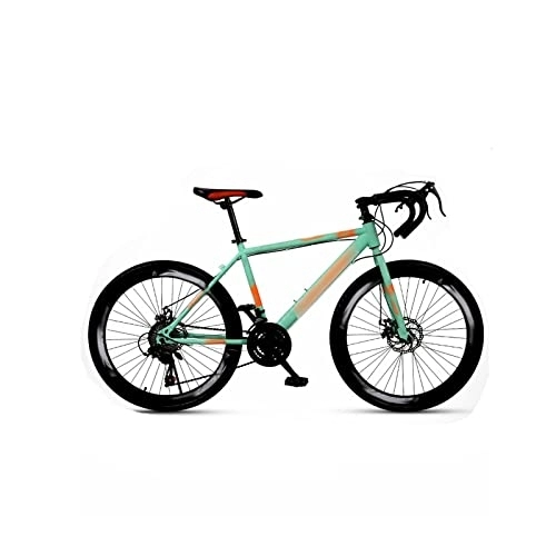 Mountain Bike : LANAZU Mountain Bikes, Road Bikes, Double Disc Brake Transmission Bikes, Suitable for Transportation and Off-road Riding