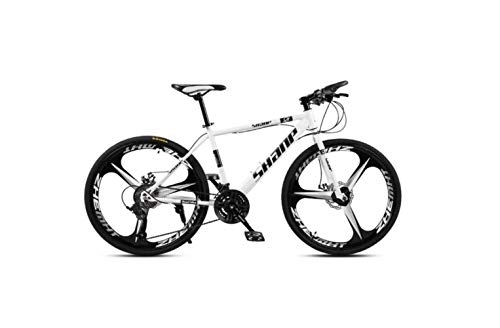 Mountain Bike : Mountain Bike, Mountain Bike Adult Mountain Bike 26 inch Double Disc Brake One Wheel 30 Speed Off-Road Speed Bicycle Men and Women, E, A