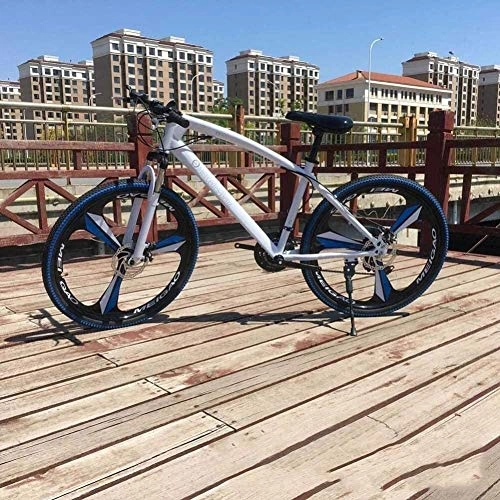 Mountain Bike : Smisoeq Bicycle 26 inches mountain bike, mountain bike high carbon hard tail with adjustable seat lightweight bicycle disc Disc (Color : J)