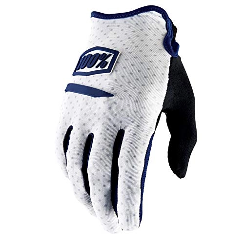 Mountain Bike Gloves : 100% Ridecamp Unisex Adult Mountain Bike Glove, White