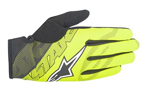 Mountain Bike Gloves : Alpinestars Men's Stratus Gloves, Black / Acid Yellow, Small