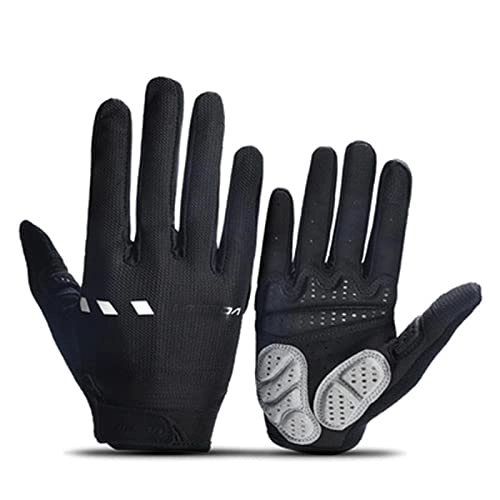 Mountain Bike Gloves : Autumn and winter Cycling Gloves Bike Gloves Mountain Road Bike Gloves Touchscreen Windproof Thermal Gloves Gym Cold Weather Cycling Gloves Unisex for Men Women (Color : B, Size : L)