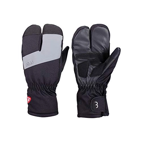 Mountain Bike Gloves : BBB Cycling Unisex's Gloves Subzero 2 x 2 | Water and Cold Resistant Touchscreen Non-Slip | Men and Women | MTB Road Bike Urban Cycling | BWG-35 XXXL, Black