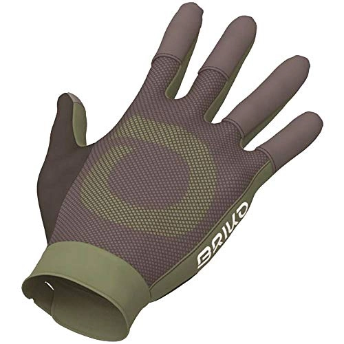 Mountain Bike Gloves : Briko MTB Glove Cycling Gloves, Unisex Adult, Green Olive, XL