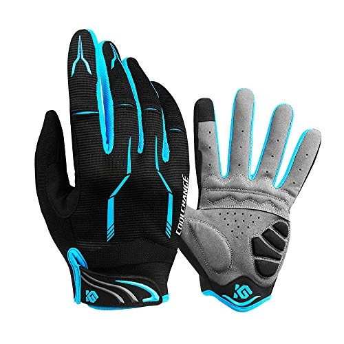 Mountain Bike Gloves : Cool Change Full Finger Bike Gloves Unisex Outdoor Touch Screen Cycling Gloves Road Mountain Bike Bicycle Gloves