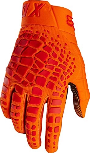 Mountain Bike Gloves : Fox 360 Gloves Grav – Orange, Size XL