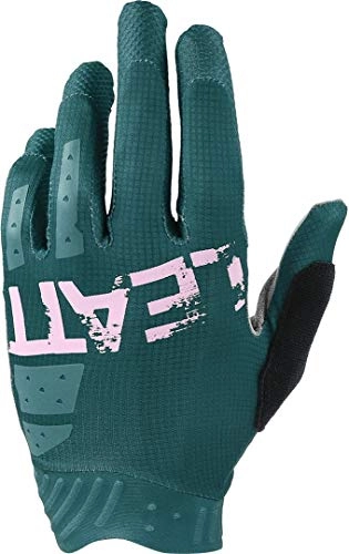 Mountain Bike Gloves : Leatt Women's Gants MTB 1.0 Femme GripR Cycling Gloves, Jade Green, Medium