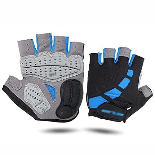 Mountain Bike Gloves : Mtb Gloves Cycling Gloves Half Finger Bicycling Gloves Mountain Bike Gloves Silica Gel Shock-Absorbing Mountain Breathable for Men Women Sports Gloves for Men Women (Color : 7, Size : Small)