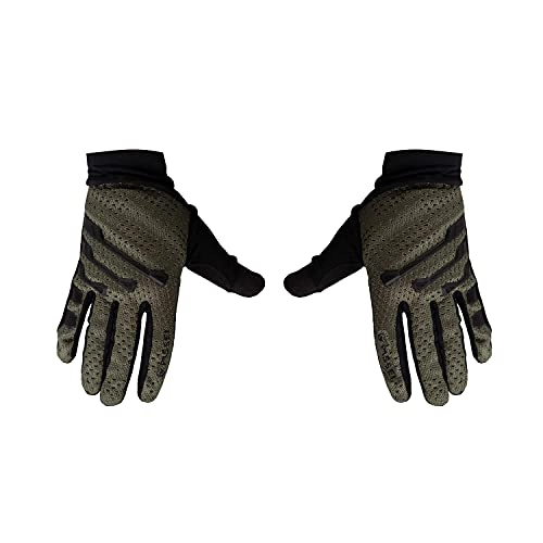 Mountain Bike Gloves : PISSEI Unisex_Adult Epik Ideal Glove for MTB, Gravel-Silicone Grip on The Bottom, Grey, X-Small