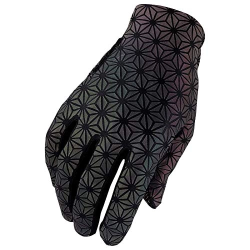 Mountain Bike Gloves : Supacaz Handschuhe Supa-G Lang Fahrrad Rutschfest Glove TRK MTB Mountain Bike Trekking Rennrad, GL, Farbe Oil Slick, Größe M
