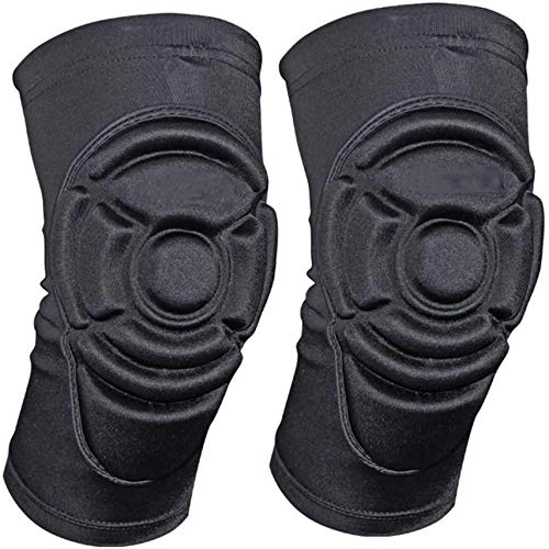 Protective Clothing : Black Knee Protector Support Adult Skating Skateboard Elbow Knee Pad Wrist Protective Adjustable Guard Gear Pad Multifunctional, X
