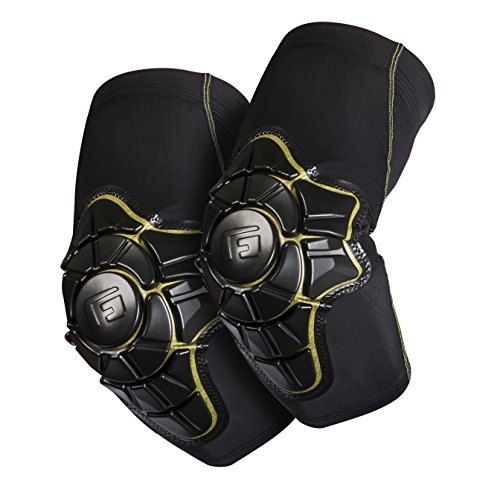 Protective Clothing : G-Form Pro-X Elbow Pads for Mountain Bike, Skate-Board, Snowboard, Cycling, BMX, E-bikes. Providing High Impact Protection and Enhanced Flexibility - Black and Yellow - Medium