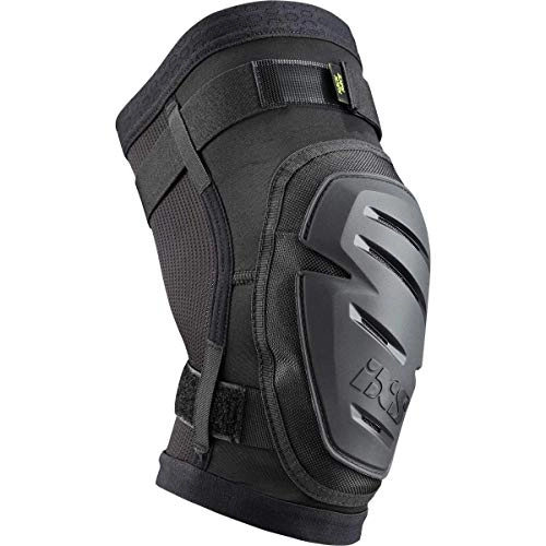 Protective Clothing : IXS Hack Race Unisex Adult Knee Pads for Mountain Bike / E-Bike / Cycle, Black, Small