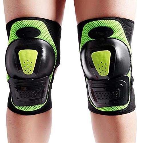 Protective Clothing : Non-slip Bicycle Kneepad Ski Kneepad Off Road Protector Extreme Sports Protector Knee Sleeve (Color : Black, Size : One size)