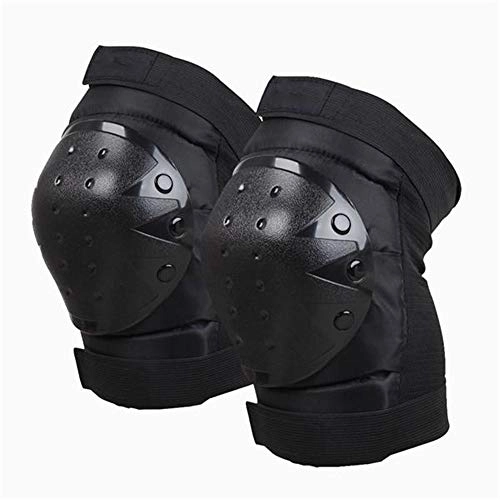 Protective Clothing : Non-slip Bicycle Off Road Protector Skating Skateboard Kneepad Sport Protector Knee Sleeve (Color : Black, Size : One size)