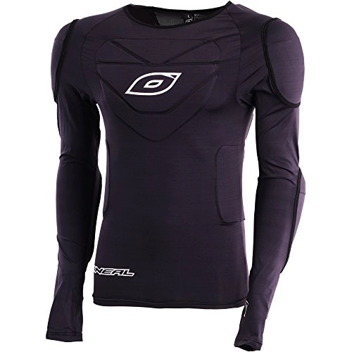 Protective Clothing : Oneal Unisex's STV Long Sleeve Body Protector Shirt, Black, Large