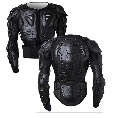 Protective Clothing : WILDKEN Motorcycle Protective Jacket Body Armour Motorcross ATV Motorbike Chest Protector with Back Protector for Off-Road Dirt Bike (Black, S)
