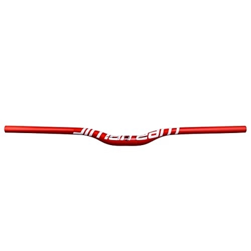 Mountainbike-Lenker : Carbon Lenker MTB 580 / 600 / 620 / 640 / 660 / 680 / 700 / 720 / 740 / 760mm 3K Glänzend Riser Bars Für Mountainbike 22.2mm / 31.8mm (Color : Red white, Size : 680mm)