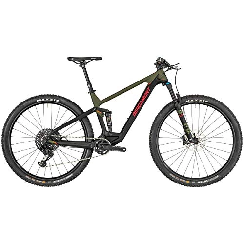 Mountainbike : Bergamont Contrail Elite 29'' Carbon MTB Fahrrad grn / schwarz 2019: Gre: L (176-183cm)