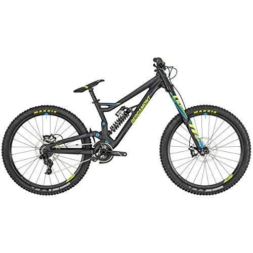 Mountainbike : Bergamont Straitline Ultra 27.5'' DH MTB Fahrrad schwarz / gelb / blau 2019: Gre: S (160-167cm)