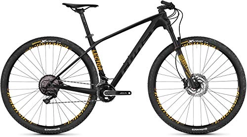 Mountainbike : Ghost Lector 2.9 LC U 29R Mountain Bike 2019 (XL / 54cm, Night Black / Titanium Gray / Spectra Yellow)