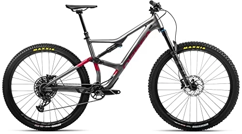 Mountainbike : ORBEA Occam H20-Eagle 29R Fullsuspension Mountain Bike (M / 41.9cm, Anthracite Glitter / Candy Red)