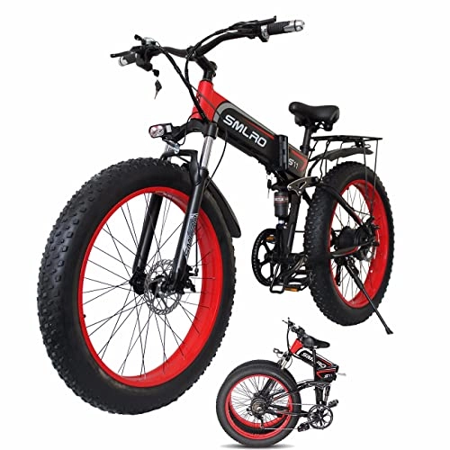 Zusammenklappbares elektrisches Mountainbike : KXY Erwachsener Elektrisches Mountainbike, Elektrisches Fahrrad, Abnehmbarer Lithium-Batterie-Moped-Zyklus