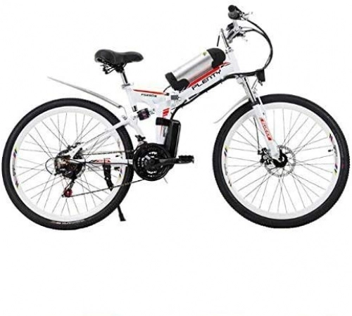 Zusammenklappbares elektrisches Mountainbike : YAOJIA Herren Fahrrad Rennräder 26 Zoll Faltbares E-Bike Mit 8AH Lithium-Ionen-Batterie | Mountainbike-Fahrrad Für Erwachsene Rennradfahren Cross- & Trekkingräder