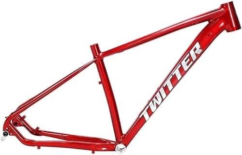 Cuadros de bicicleta de montaña : InLiMa Marco de bicicleta de montaña hardtail 29 15'' / 17'' / 19'' 12 x 148 mm eje pasante marco de refuerzo XC aleación de aluminio disco guía interna (Color: Rosso, Tamaño: 29 x 17'')