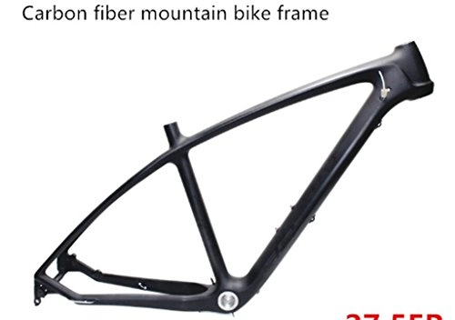 Cuadros de bicicleta de montaña : Plein Carbon Cadre 17"Mountain Bike Carbon VTT Cyclisme Cadre de vlo