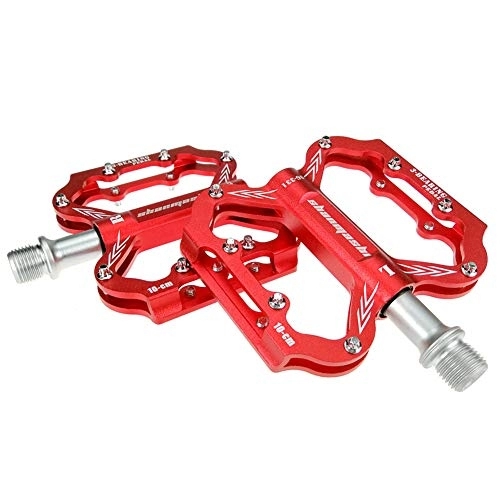 Mountain Bike Pedal : Bike Pedals Mtb Pedals Bike Pedal Metal Bike Pedals Bicycle Pedals Road Bike Pedals And Cleats Mountain Bike Accessories For Outdoor Cycling Equipment red, free size