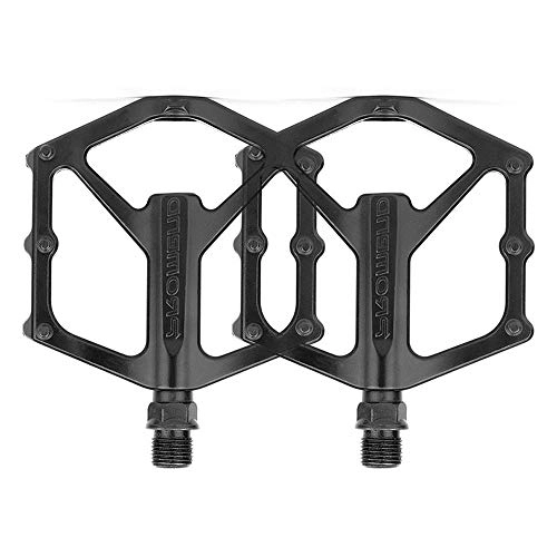 Mountain Bike Pedal : Bike Pedals1 Pair Mountain Bike Pedal Lightweight Aluminium Alloy Bearing Pedals for BMX Road MTB bicycles Accessories Safe, light, strong and durable