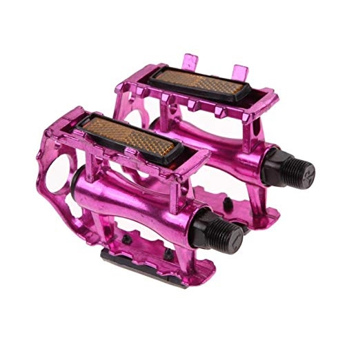 Mountain Bike Pedal : qjbh1 Bicycle Pedals, Mountain Bikes, Bicycle Parts, Bicycles, Hollow Flat Cage Pedals (Size : 11.6 x 10 x 2.5cm)