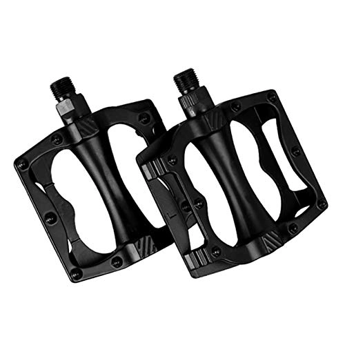 Mountain Bike Pedal : qjbh1 Mountain Bike Bicycle Accessories Bicycle Bicycle Pedal Non-slip Durable Bearing Bicycle Pedal (Color : Black)