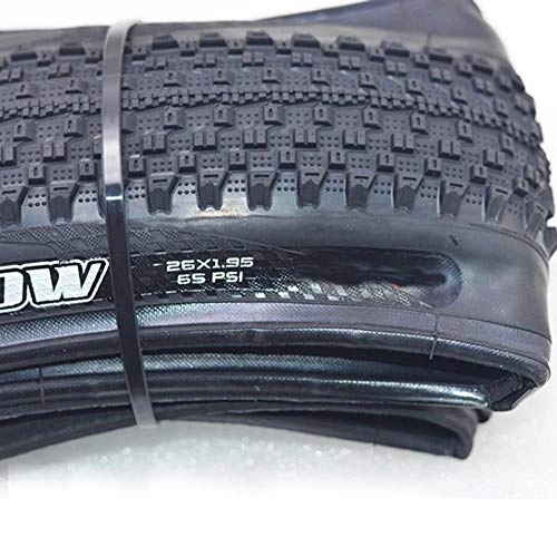 Mountain Bike Tyres : Bicycle Tires 26 * 1.95 27.5 2.1 Foldable Mountain Bicycle Tyre Bike Tires (Color : 26X1.95 one piece)