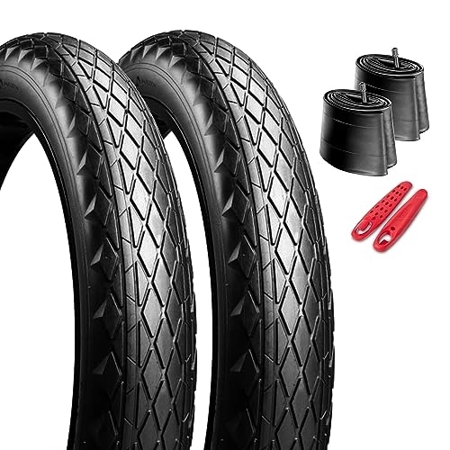 Mountain Bike Tyres : HEB POWERSCAPE 26x4in Fat Tire + Tubes for Ebike MTB, Heavy Duty High-Performance Puncture Resistant E-Bike Mountain Bike Tire, All-Terrain for Street & Trail Riding 26" x 4", Powerscape Fat Tire