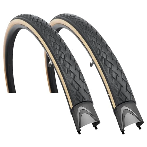 Mountain Bike Tyres : MEGHNA 2 x Tyres 700 x 35c Bicycle Tyres Road Bicycle Tyre Clincher for Electric Road Mountain Bike MTB Hybrid Touring Bike Bicycle