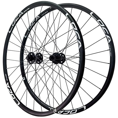 Mountain Bike Wheel : LAVSENA Mountain Bike Thru Axle Wheelset 26 / 27.5 / 29 Inch Rim MTB Disc Brake Wheels Centerlock Sealed Bearing Hub 28H For 7 8 9 10 11 12 Speed Cassette (Color : Silver, Size : 27.5inch)