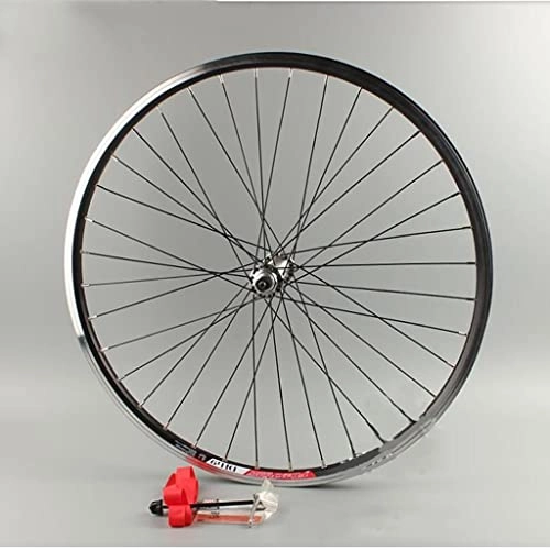 Mountain Bike Wheel : M-YN 26" MTB Front Wheel Aluminum Alloy V Brake, 32H(Color:silver)