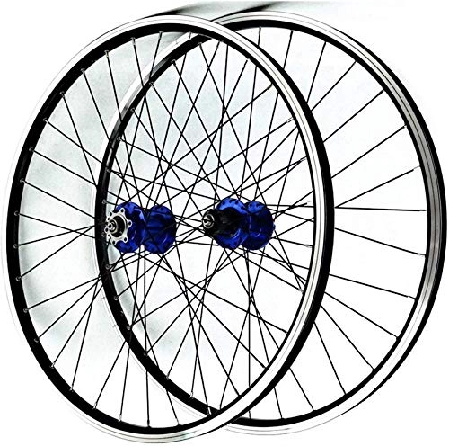 Mountain Bike Wheel : MTB Bike Wheelset 26"for Mountain Bike Wheels Double Wall Alloy Rim V Brake / Disc Ultralight Hub 7-11 Speed QR 32H Sealed Bearing