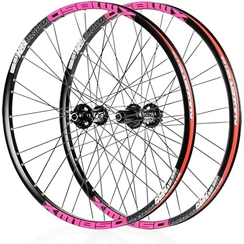 Mountain Bike Wheel : TYXTYX MTB Cycling Wheels, 26" / 27.5" Bike Wheelset Disc Brake Fast Release Mountain Bike Wheelset Aluminum Alloy Rims 32H for Shimano Or Sram 8 9 10 11 Speed, 26inch