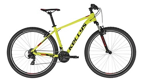 Vélo de montagnes : Kellys Spider 10 29R VTT 2021 (M / 46 cm, jaune fluo)