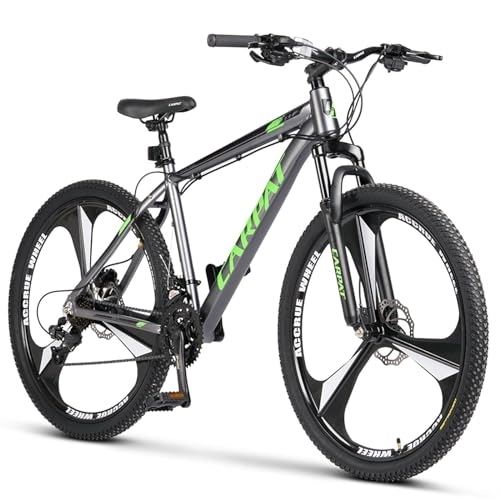 Vélo de montagnes : ZYLOYAL10 CARPAT Sport VTT 27, 5" pour homme et femme, dérailleur à 21 vitesses, 21 vitesses, cadre en aluminium, frein à disque hydraulique, jantes en magnésium Hardtail
