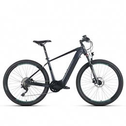 LWL Bici Bicicletta elettrica per adulti 240W 36V Mid Motor 27.5 "Bicicletta elettrica da montagna 12.8Ah Li-Ion Batteria elettrica Cross Country Ebike (Colore: Nero blu)