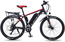 ZJZ Mountain bike elettriches Biciclette, bici elettrica 36V 350W per adulti, bicicletta da montagna da uomo 26 pollici Fat Tire E-Bike, bici in lega di magnesio Biciclette per tutti i terreni, con 3 modalità di guida, per viaggi