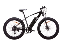 i-Bike Mountain bike elettriches Denver E-Bike, Mountain Snow Unisex adulto, Nero