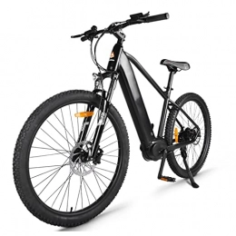HMEI Bici HMEI Biciclette elettriche per Adulti Uomini 250W Mountain Bike elettrica 27, 5 Pollici 140 KM Long Endurance Sensore di Coppia per Bicicletta elettrica assistita Ebike (Colore : Nero)