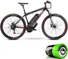 QLHQWE Bici Hybrid mountain bike, batteria adulto bicicletta elettrica rimovibile agli ioni di litio (36V10Ah) neve incrociatore moto su strada 24 velocit 5 velocit sistema di assistenza, 27.5 * 17 pollici